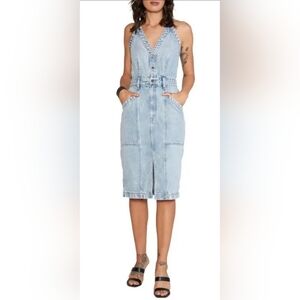 Etica Rue Denim Utility Midi Dress